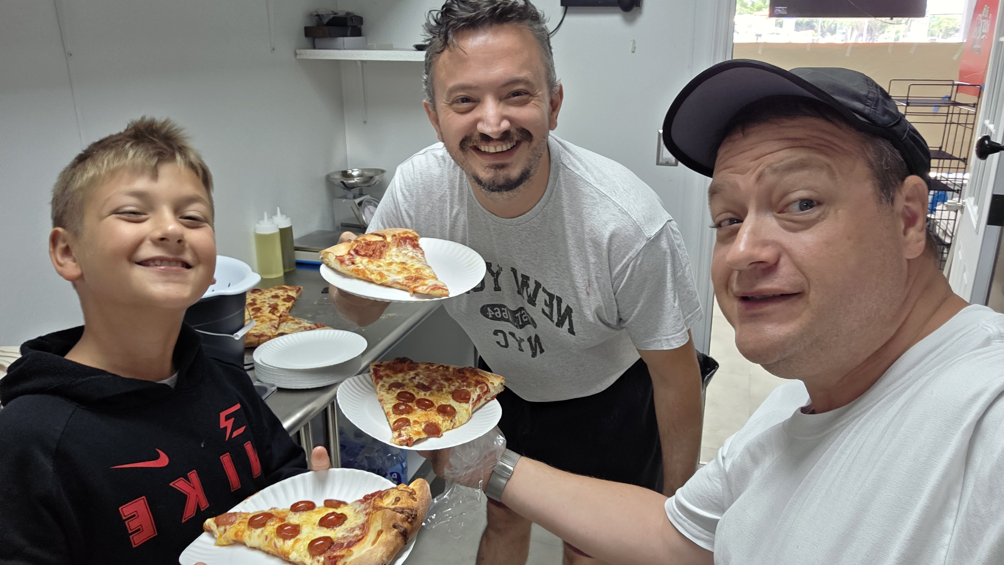 First pizza
